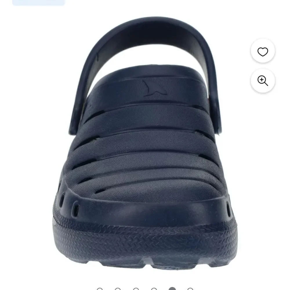 Rugged Shark Kids 6 Navy Eva Clogs - New